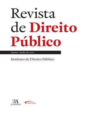 cover image of Revista de Direito Público, Ano II, N.º 3, Janeiro/Junho 2010